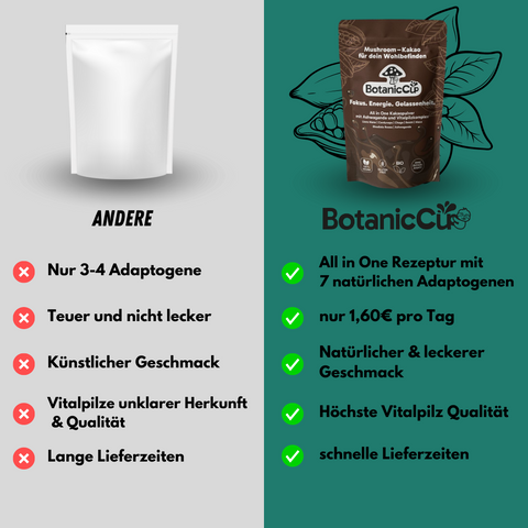 klarer Fokus, Energie und Gelassenheit mit nur einem Löffel - BotanicCup